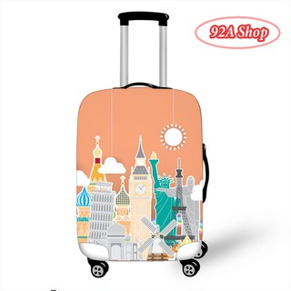 Vỏ bọc vali du lịch họa tiết city thành phố