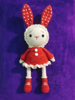 Thú len handmade- Thỏ mimi