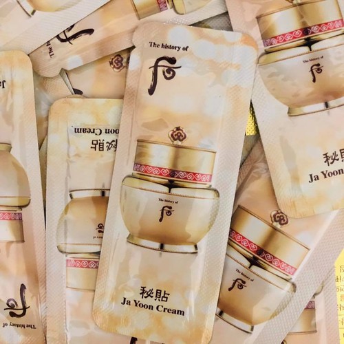 Kem dưỡng chống lão hóa hồng nhuận Whoo Bichop Ja Yoon Cream 1ml