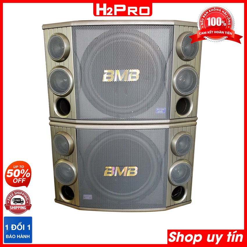 Đôi loa BMB 2000 SE 1200W bass 30, 3 đường tiếng, 2 loa treble 8cm, 2 loa mid 8cm loa bmb liên doanh xịn