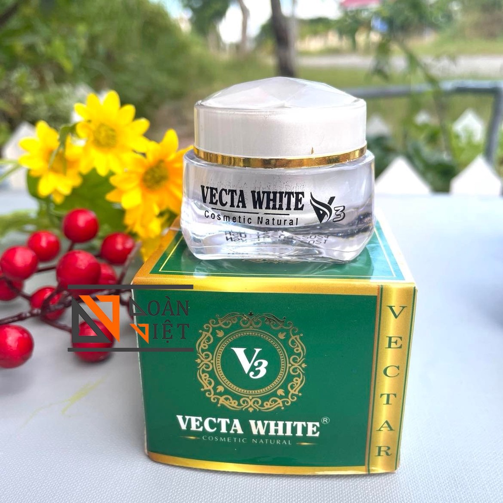 Kem FACE Vecta White V1, V2,V3, V4 - Thâm nám,Tàn nhang, Liền sẹo,phục hồi da ,Ngừa nếp nhăn, Se khit lỗ chân lông