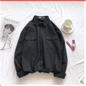 Áo sơ mi  UNISEX NAM NỮ , dài tay, phong cách Hàn Quốc