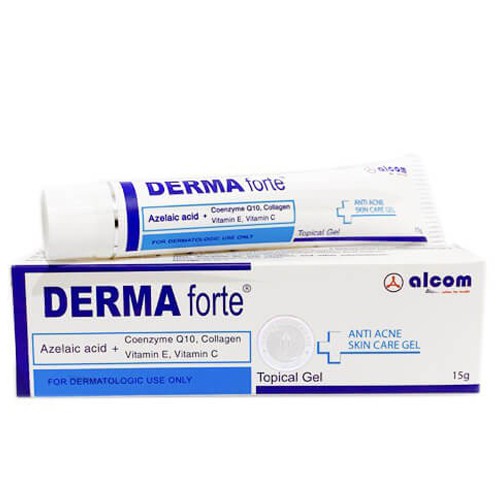 Derma forte gel hỗ trợ lành mụn ngừa sẹo thâm