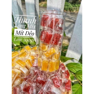 Mứt dẻo thanh long mix mứt dẻo mít