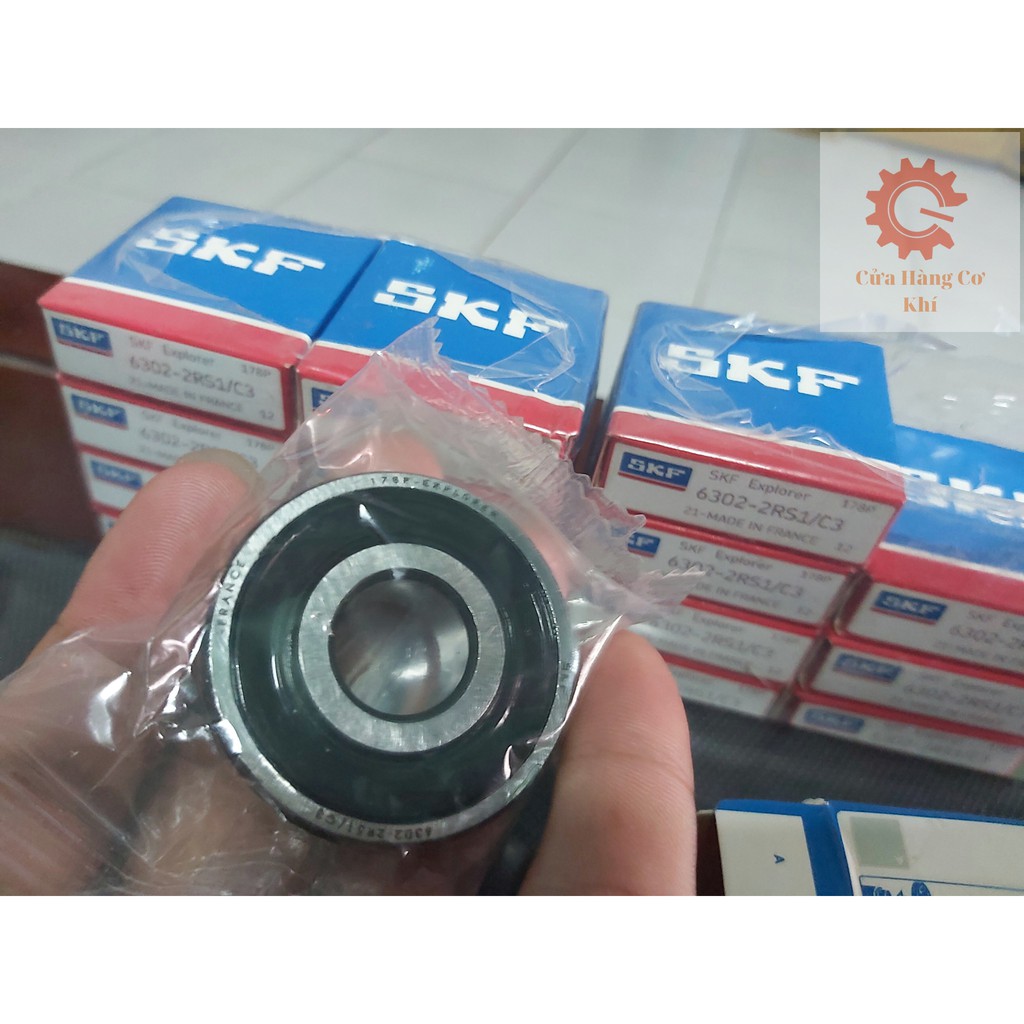 Bạc đạn vòng bi SKF 6302