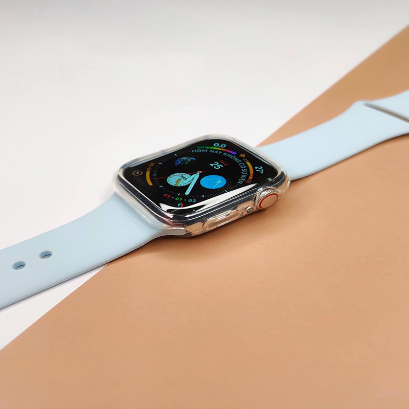 ốp apple watch ❤️𝐅𝐑𝐄𝐄𝐒𝐇𝐈𝐏❤️ Ốp màu sần Bảo Vệ Apple Watch Dành Cho Series 5|4|3|2|1 size 38|40|42|44