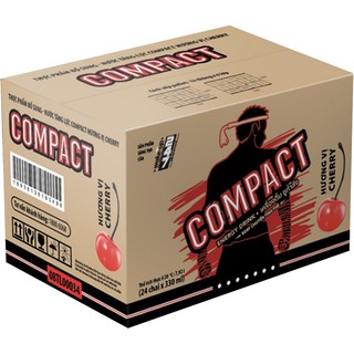Nước tăng lực compact cherry chai 24chai * 330ml