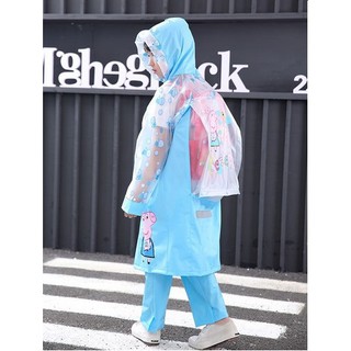 [HOT] Áo Mưa Có Túi Đeo Ba Lô Phía Sau