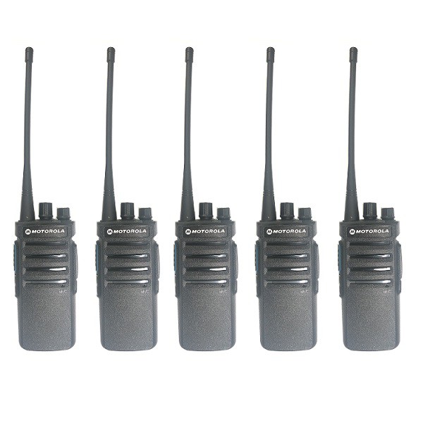 Bộ 5 đàm Motorola CP-2500 Plus (Siêu bền, Loa siêu to, âm thanh trong, Pin dung lượng lớn, cự ly liên lạc xa 2,5-3Km)