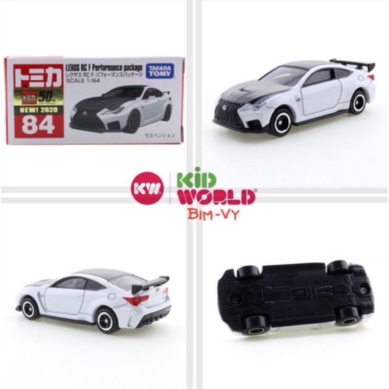 Xe mô hình Tomica Box Lexus RC F Performance Package. MS: 874. Tỷ lệ 1:64.