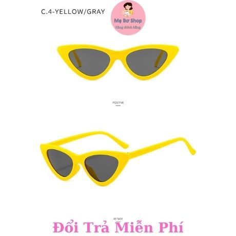 Kính Mắt Xếch Nhọn Nhiều Màu