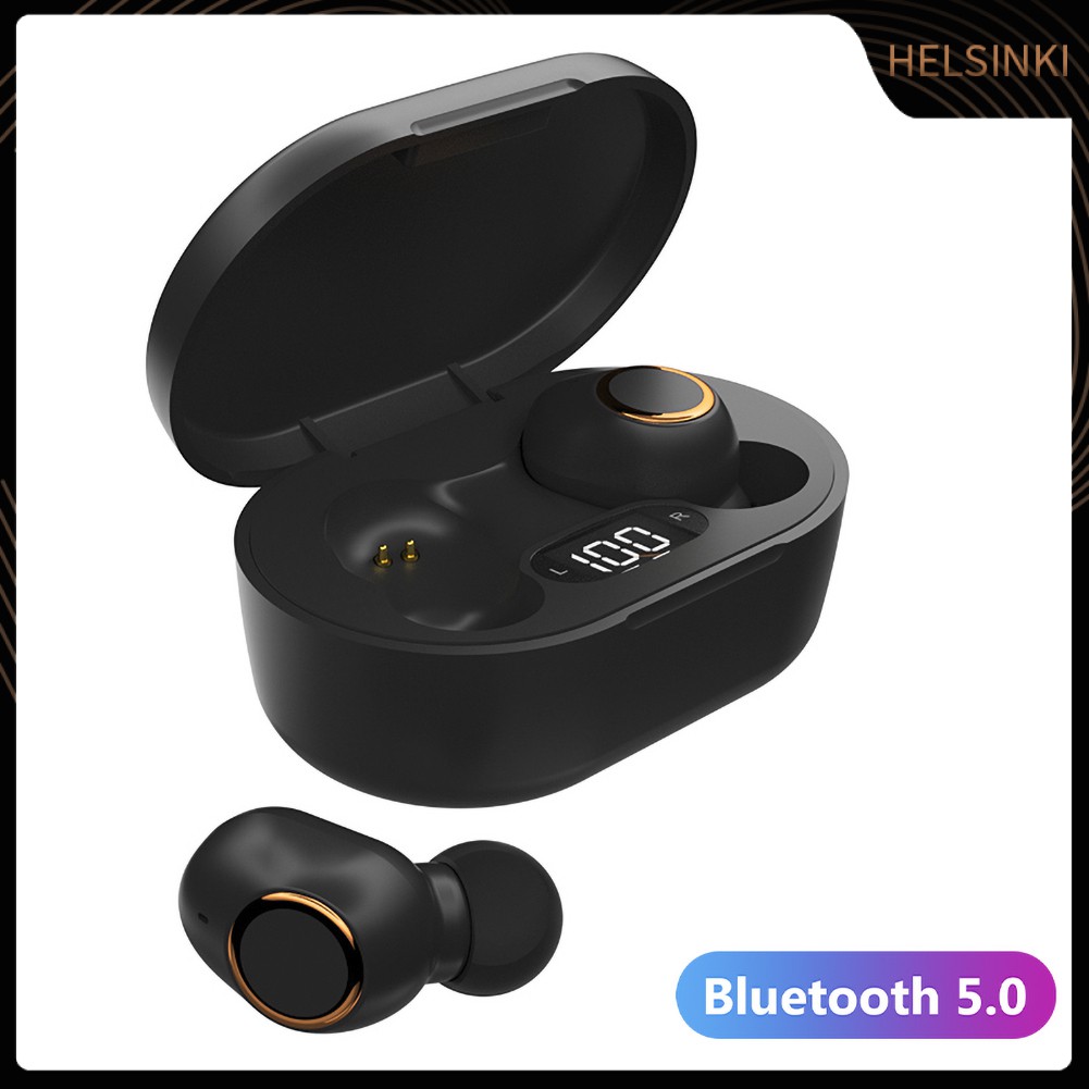 Tai Nghe Bluetooth 5.0 Hel + K1 Kèm Hộp Sạc