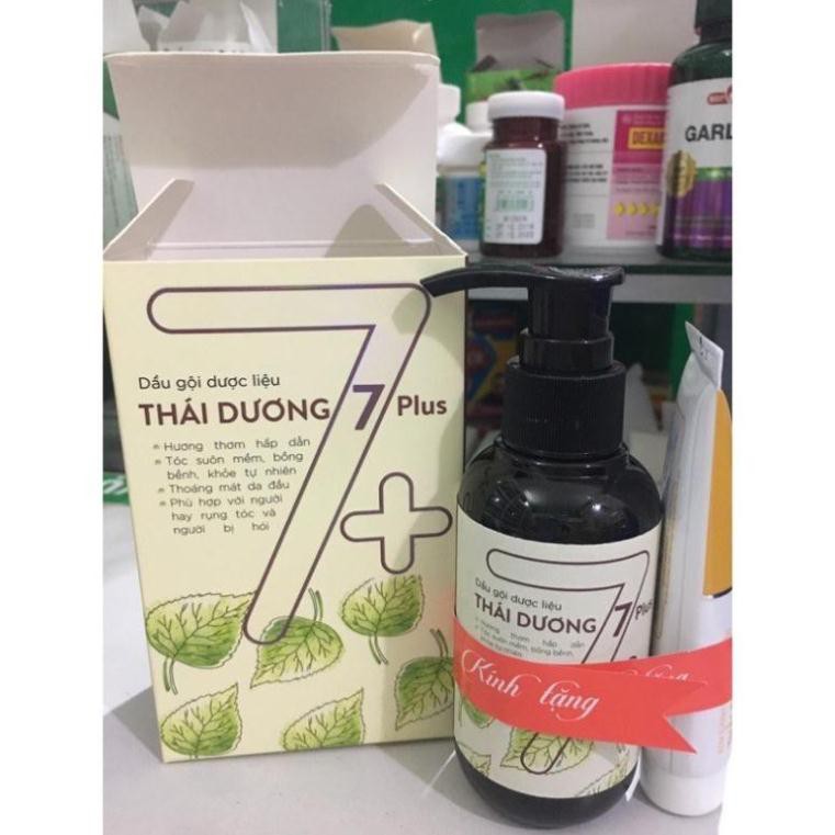 Dầu gội dươc liệu Thái dương 7 plus tặng kem đánh răng 100ml( tiện lợi khi mang theo so với chai 250ml)