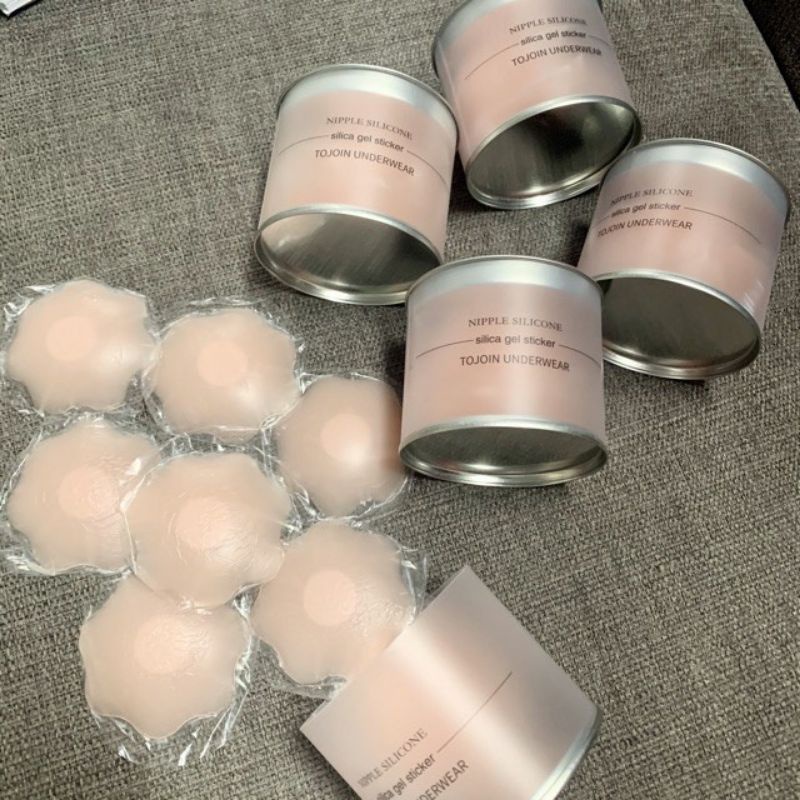 Hộp dán đầu ti hồng