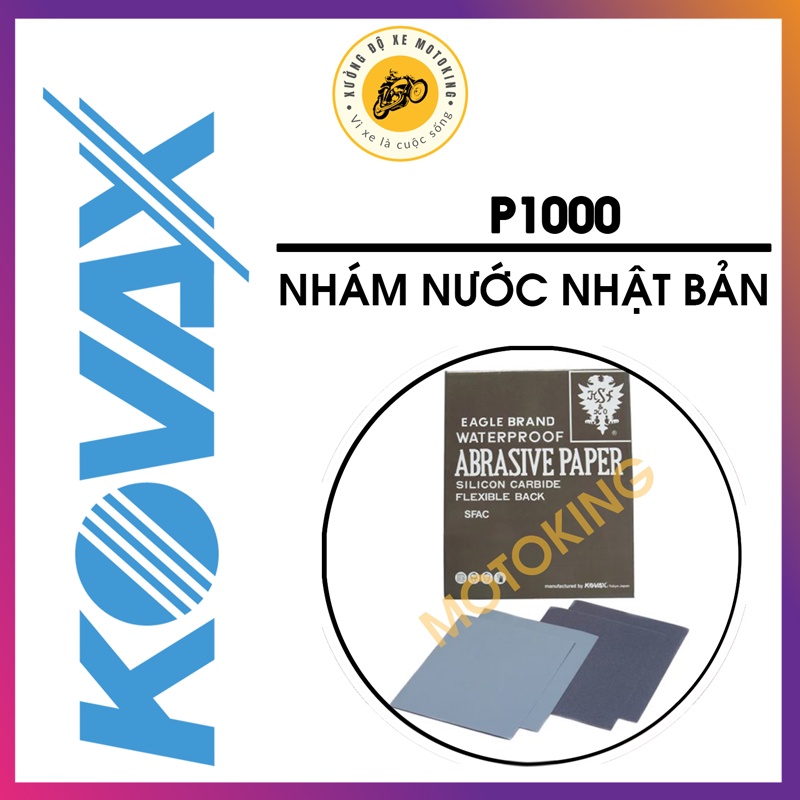 Giấy nhám nước Nhật Bản Kovax siêu mịn P1000