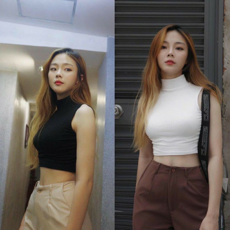 Áo Croptop 3 lỗ ngược