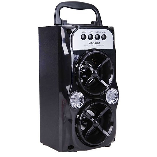 Loa gỗ Bluetooth xách tay MS-204BT