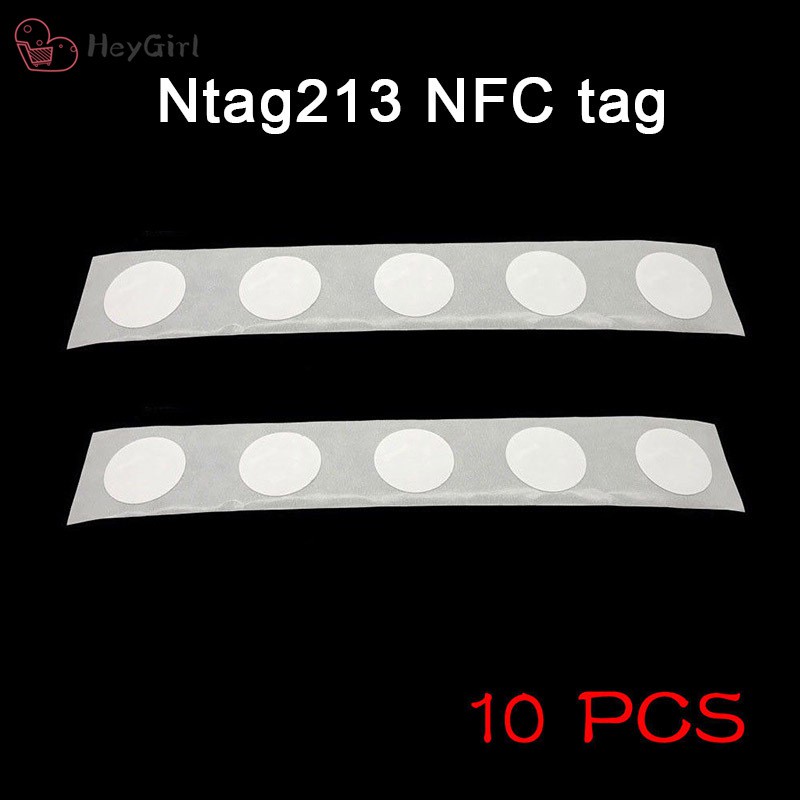 10 Thẻ Nfc 13.56 Mhz 25mm Cho Điện Thoại