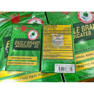 [Hàng Mỹ] Dầu gió Con Ó 24ml, dầu gió Mỹ Eagle Brand