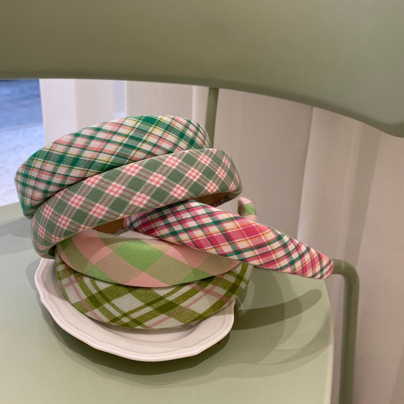 Flgo Băng Đô Vải Xốp Xếp Ly Tăng Chiều Cao Cá Tính Cho Cài Tóc