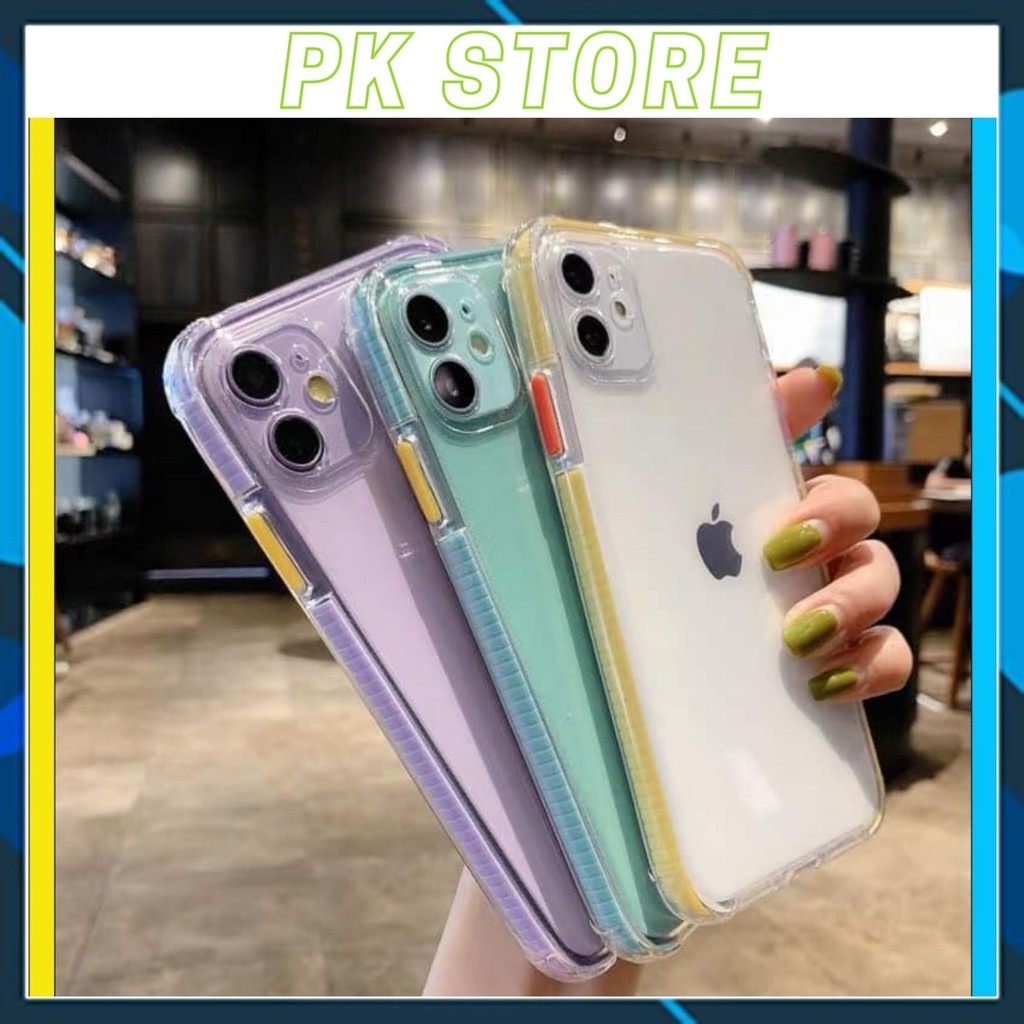 Ốp lưng Iphone BASIC viền màu chống trơn IPHONE 6plus/iphone 7plus/iphone x/iphone xs max/iphone 11/iphone 11pro max