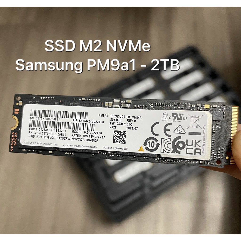 Ổ cứng SSD M2 NVMe Samsung PM9a1 - 256GB/512GB