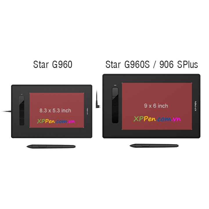 Máy tính bảng vẽ XP-PEN STAR G960S Hàng chính hãng XPPEN