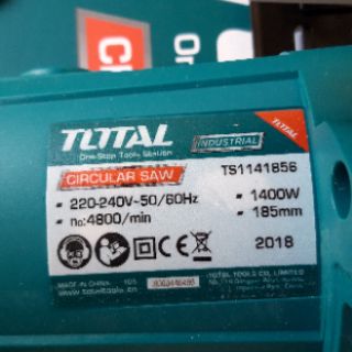 Máy cưa đĩa TOTAL TS1141856