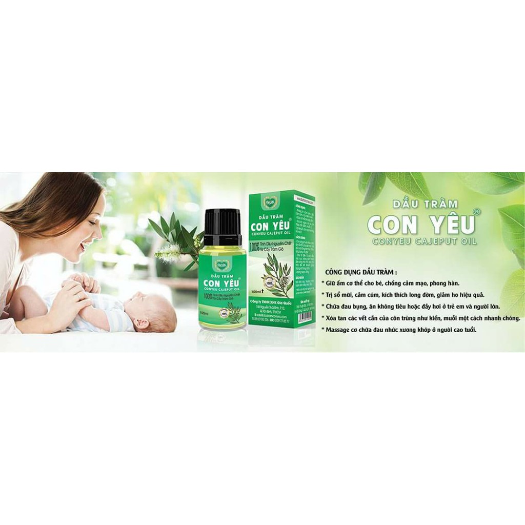 Dầu tràm con yêu chai 30ml