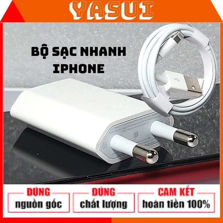 Củ sạc nhanh iphone 💝chính hãng💝 Cục sạc 5v-2a sạc nhanh cho IP 6/6Plus 7/7g/8plus không hại pin trong không nóng máy.