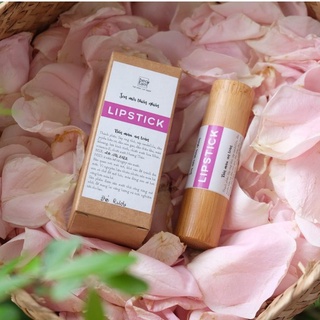 Son Màu Thiên Nhiên - Bồ Thóc Organic -vỏ tre an toàn cho mẹ bầu, son handmade