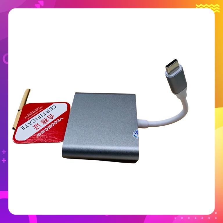 Cáp Chuyển Tín Hiệu USB Type-C Sang HDMI/USB3.0/TYPE-C