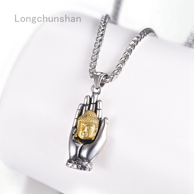 Vòng cổ mặt Phật và bàn tay thời trang