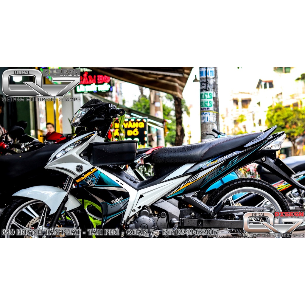 TEM RỜI EXCITER 2010 TRẮ XANH ĐEN