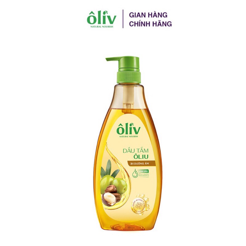 Dầu Tắm Ôliv Virgin Olive Oil Dưỡng Ẩm Da 650ml+ Quà tặng