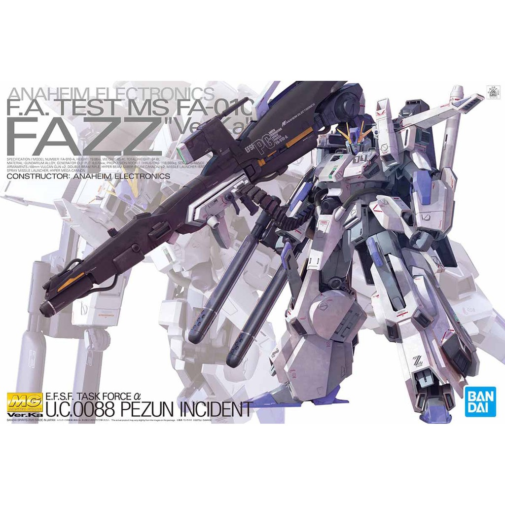Mô hình MG ZZ Full Armor ver Ka