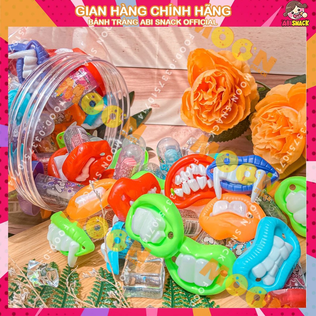 KẸO MÚT RĂNG MÔI HALLOWEEN vui nhộn hot trend mới Moon Snack Food