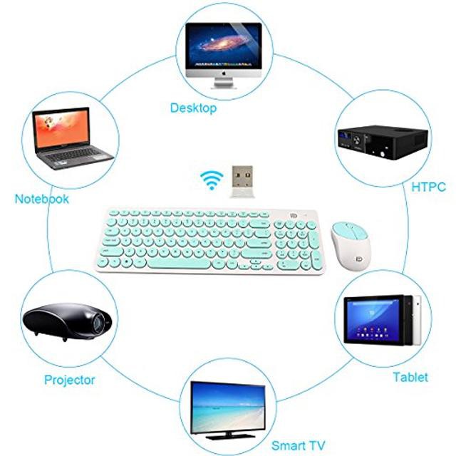 [RẺ NHẤT SHOPPE] Bộ Bàn Phím Và Chuột Không Dây Văn Phòng, Học Tập Forter IK6630 Phím Bấm Cực Êm - Nhiều Màu | BigBuy360 - bigbuy360.vn