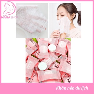 Set 10 viên khăn nén Towel bỏ túi đi du lịch tiện lợi
