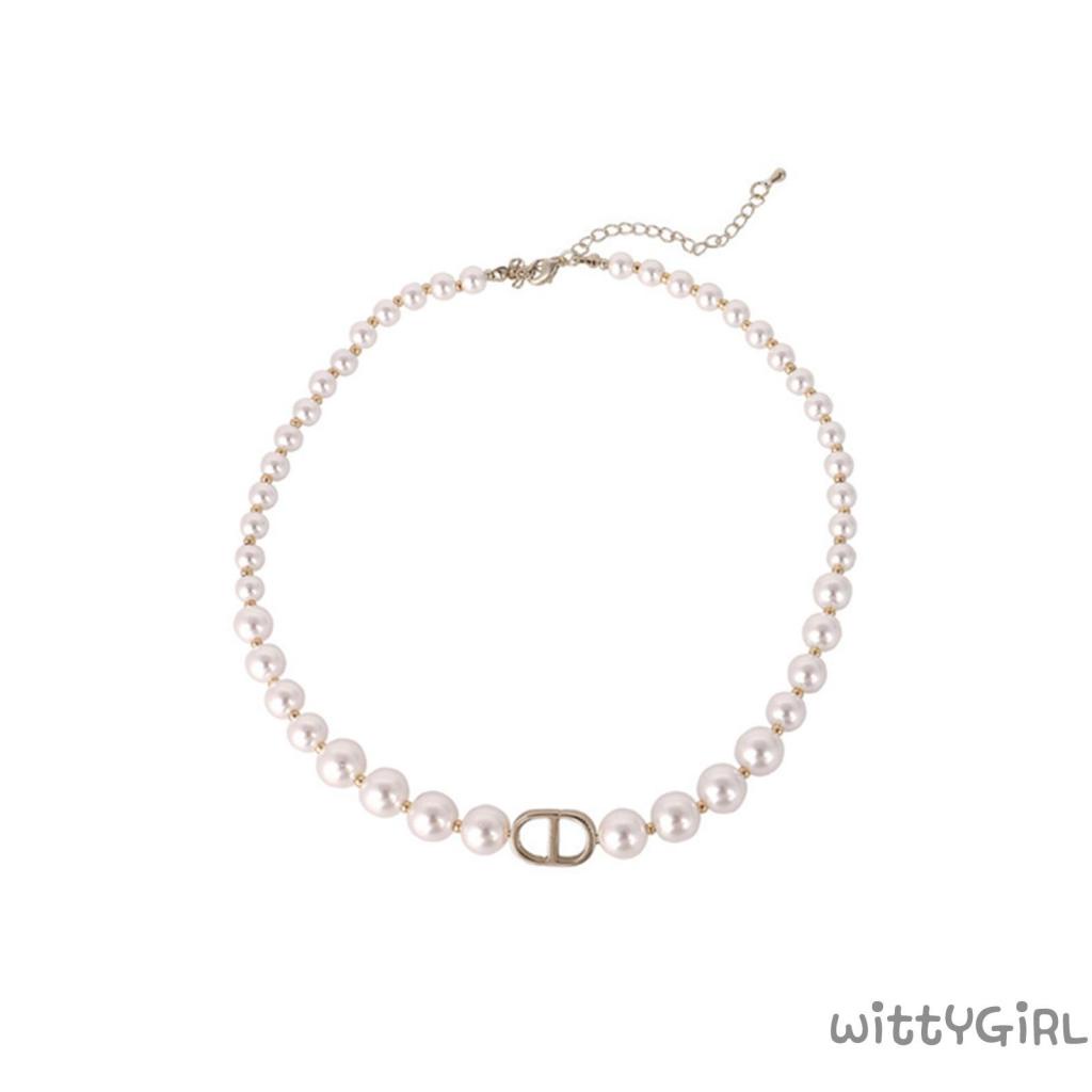 Vòng cổ xỏ hạt tròn thời trang dành cho nữ