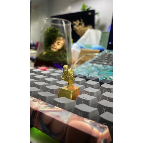 Nút bàn phím cơ_keycap artisan Spiderman