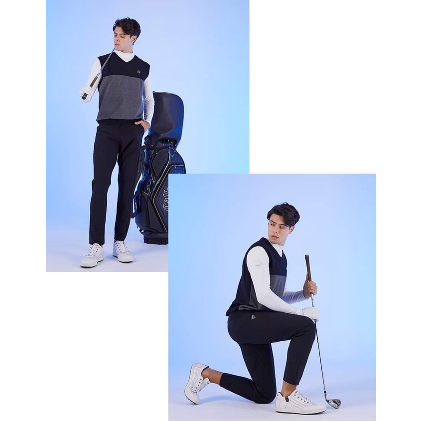 BIKAYSHOP/ Quần dài golf nam Redcam , quần dài thể thao vải co giãn Hàn quốc 4 màu xanh, đen, xám be