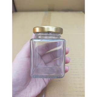 Hũ thủy tinh vuông 100ml
