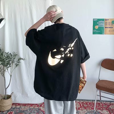 Áo Thun Ngắn Tay In logo Đơn Giản Thời Trang Cho Nam Nữ Size M-3XL