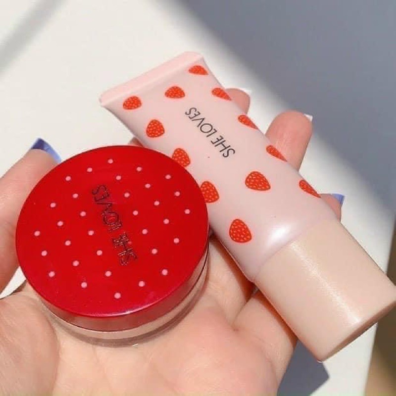 SET KEM NỀN + PHẤN PHỦ BÁNH KEM SHE LOVES | BigBuy360 - bigbuy360.vn