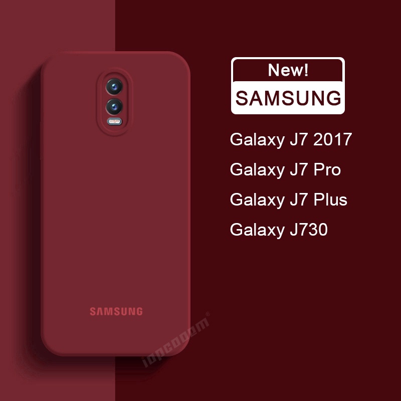 Màu Sắc Ốp Điện Thoại Silicon Mềm Bảo Vệ camera Cho samsung galaxy j7 2017 j730 j7 pro plus j530 j5 2015 j700 j500 j3 2016 j320