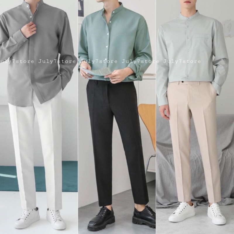 Quần Tâu Âu nam nữ unisex 🔺FREESHIP🔺 Quần Tây baggy ống suông [quần âu nam]