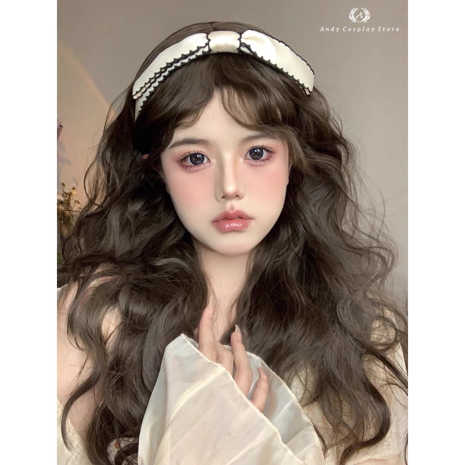 [CÓ SẴN] Tóc giả/ Wig teen nâu xù Fairy Alice Garden