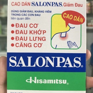 Cao dán salonpas hộp gói 10 miếng