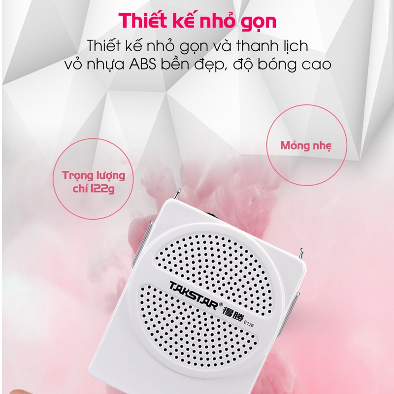 Loa trợ giảng Takstar E126(đã có mic) dành cho giáo viên, hướng dẫn viên du lịch, người thuyết trình